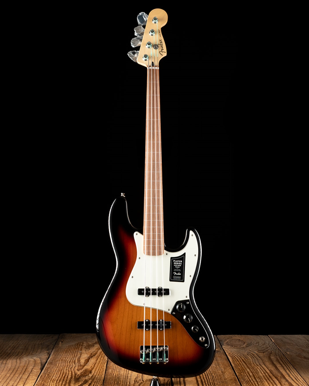 ベース Fender Player Series Jazz Bass Frettless Fender Player Jazz Bass Fretless - 3-Color Sunburst