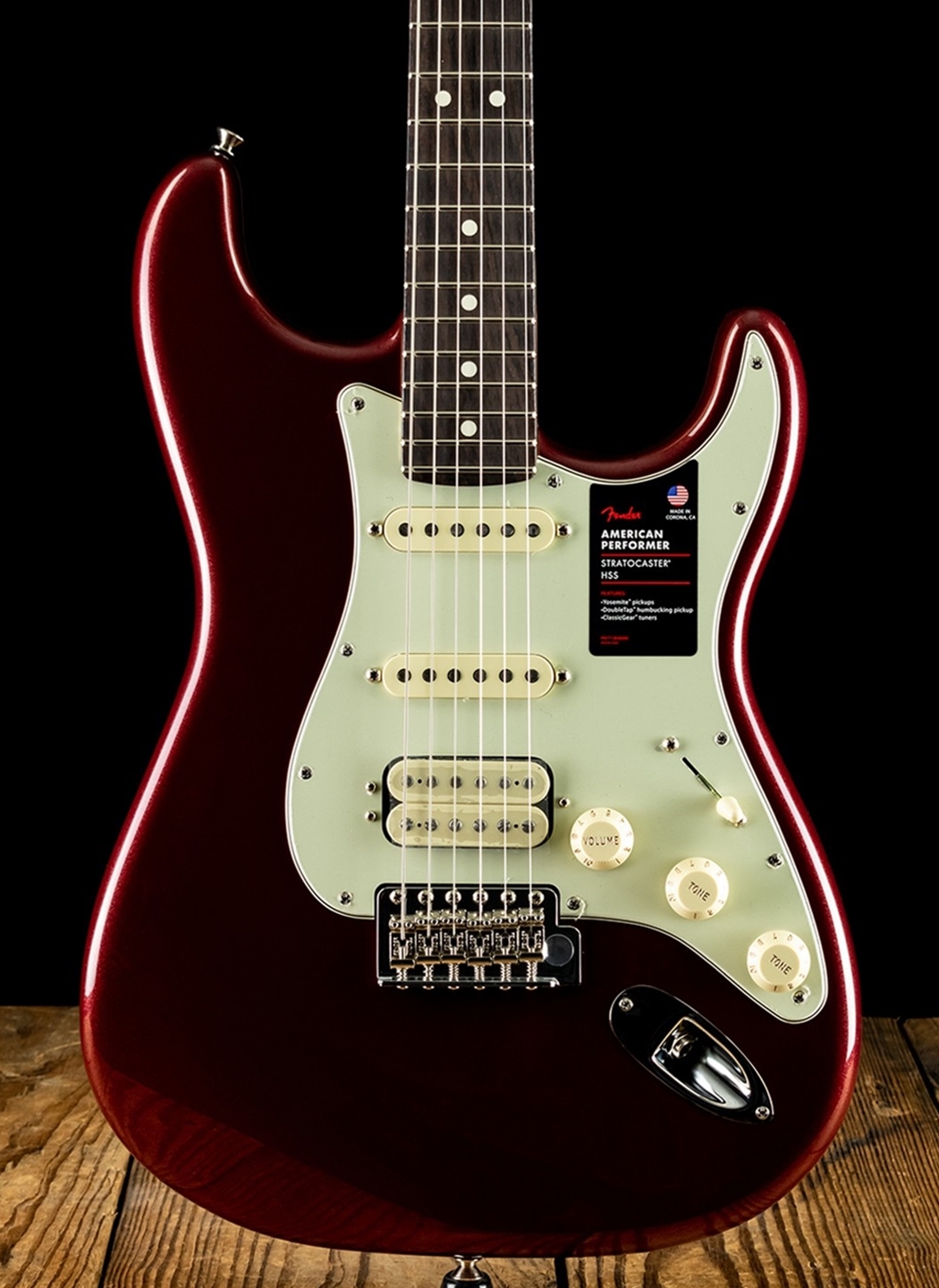 Fender American Performer Stratocaster HSS - Aubergine