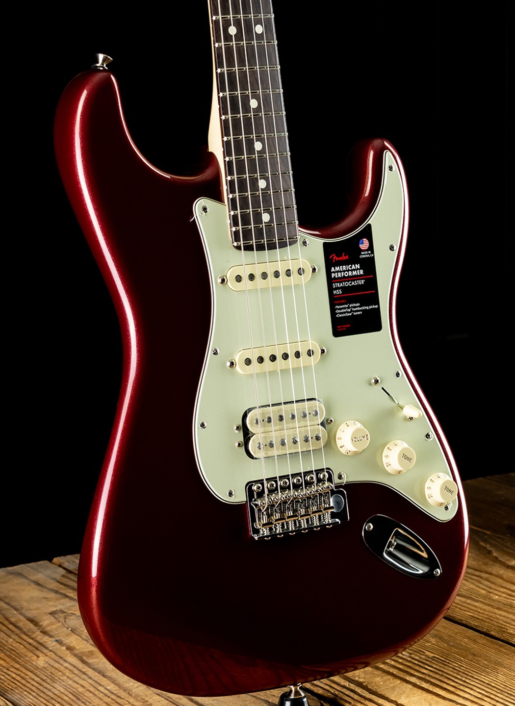 Fender American Performer Stratocaster HSS - Aubergine