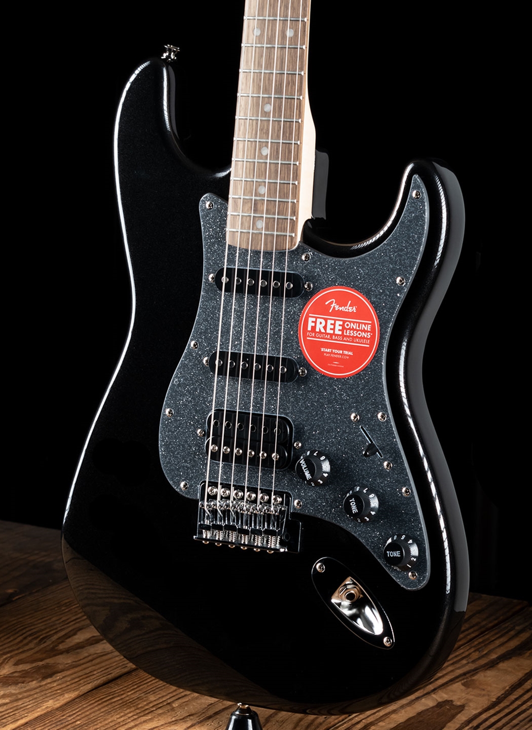ギター Squier Affinity Stratocaster Black Squier Affinity Series Stratocaster Maple Fingerboard