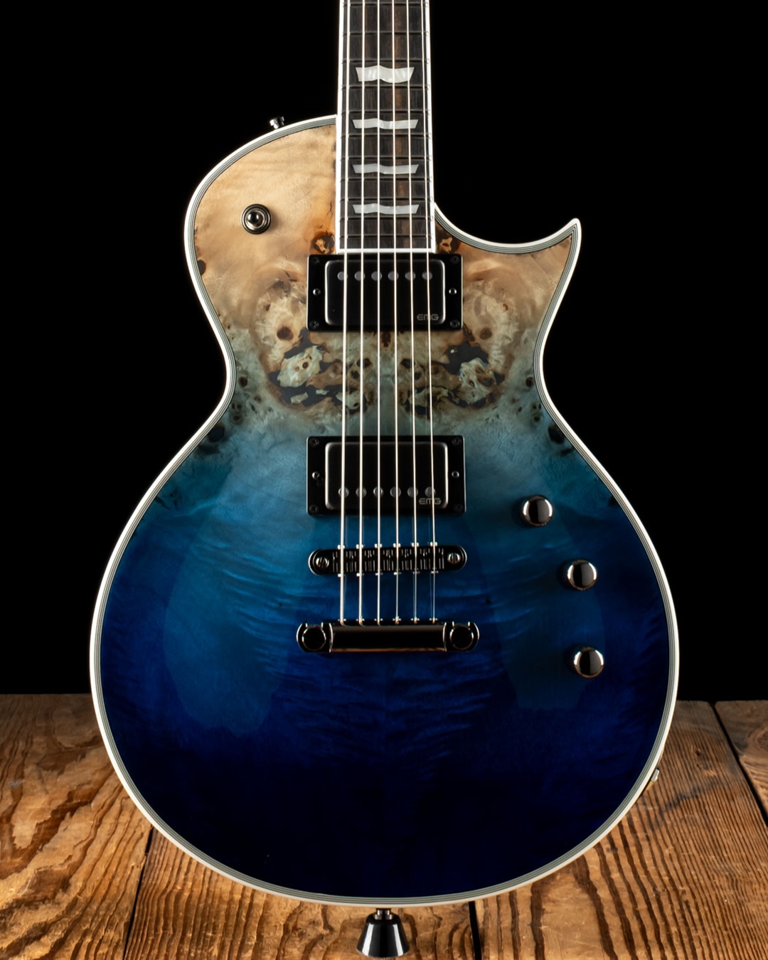 ESP E-II Eclipse Blue Natural Fade (2020) - Guitar Compare