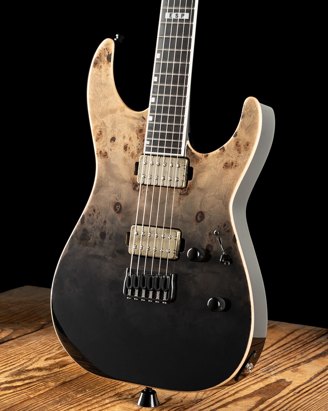 ESP E-II M-II NT - Black Natural Fade