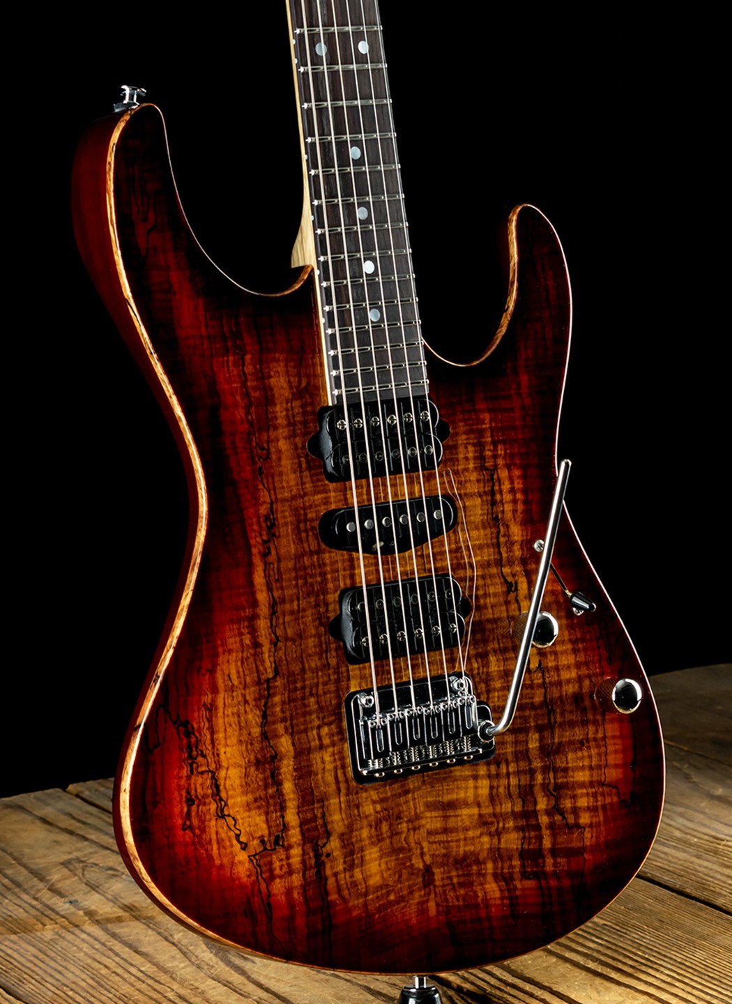 Suhr Modern Custom Spalt Maple/Korina - Aged Cherry Burst