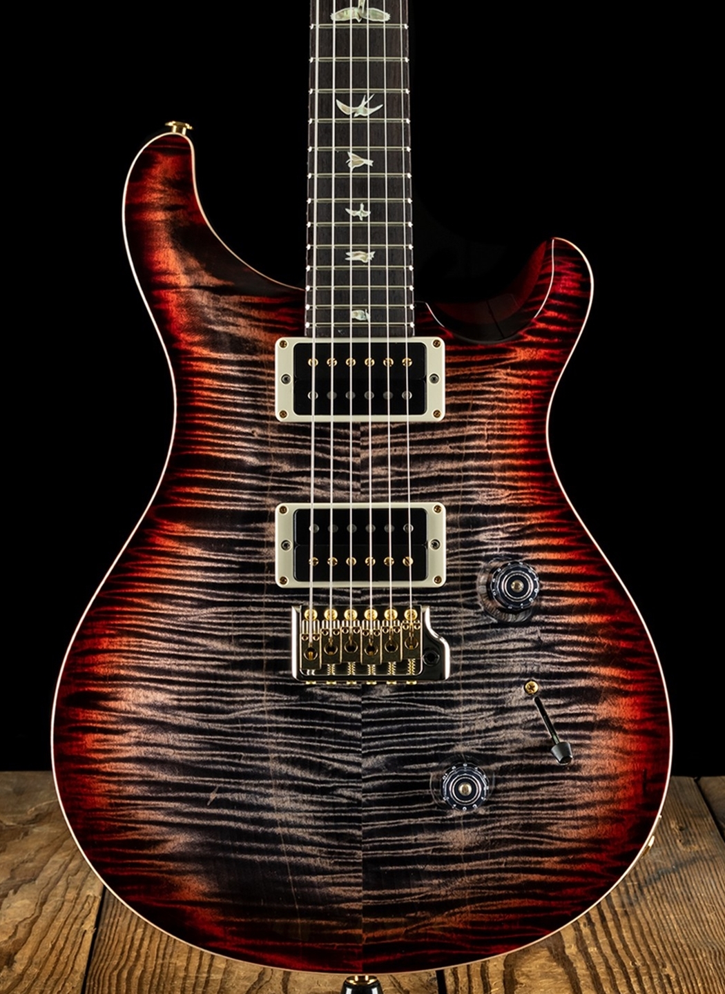 PRS Custom 24 - Charcoal Cherry Burst