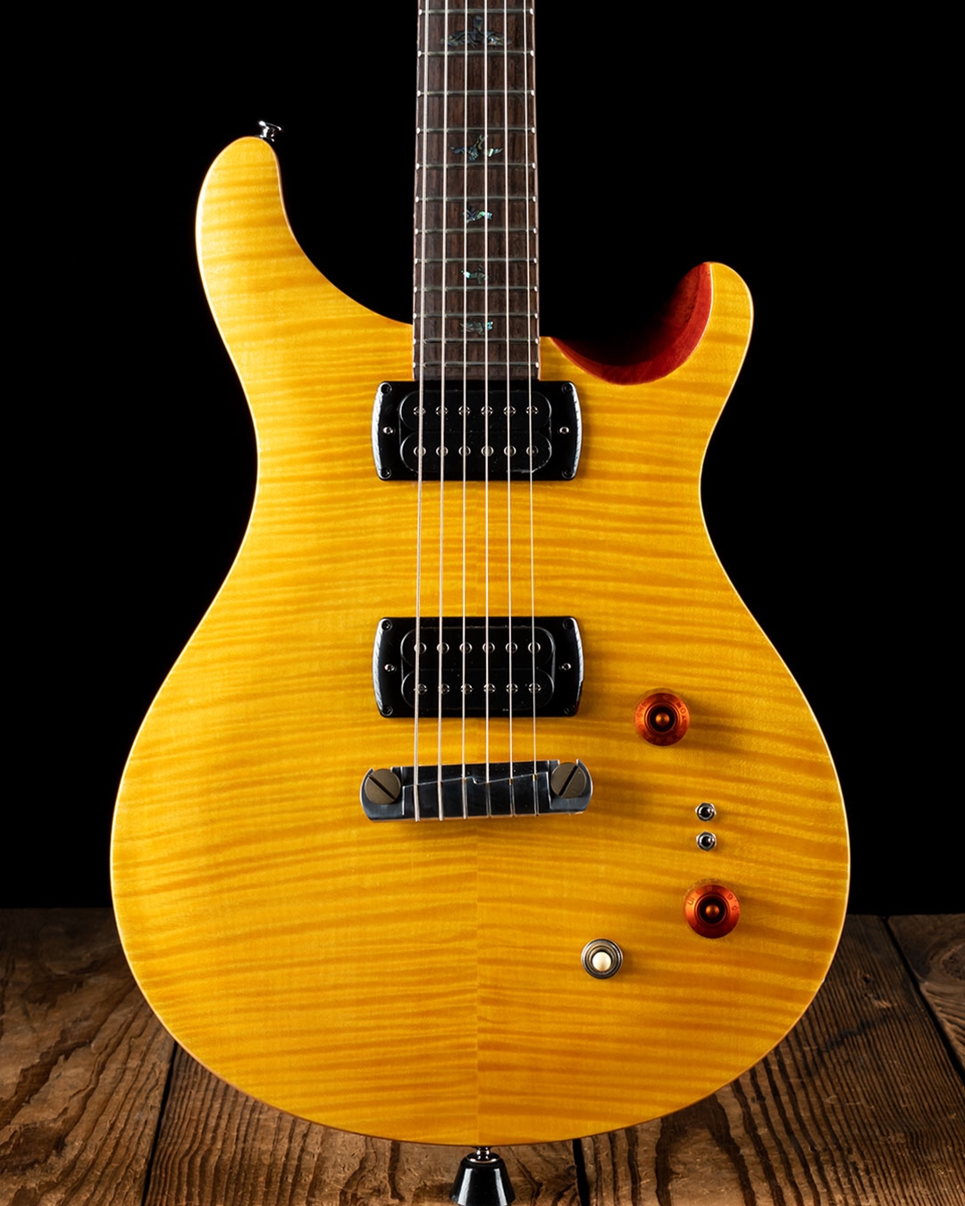 prs se paul's guitar amber