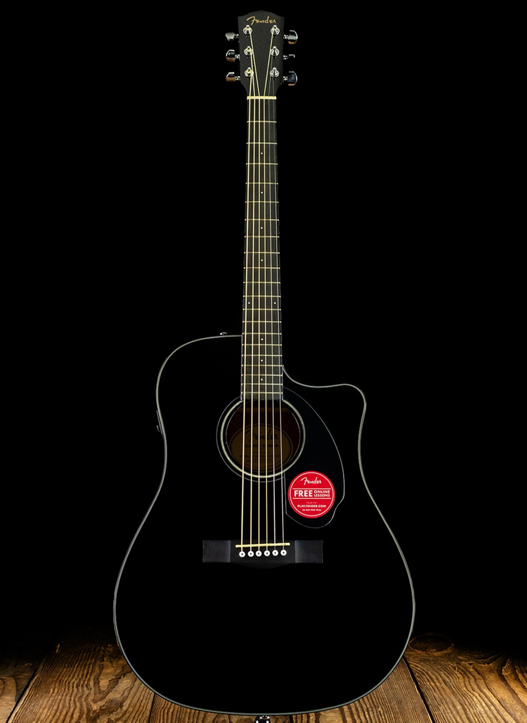 Fender CD-60SCE Dreadnought Starter Pack - Black
