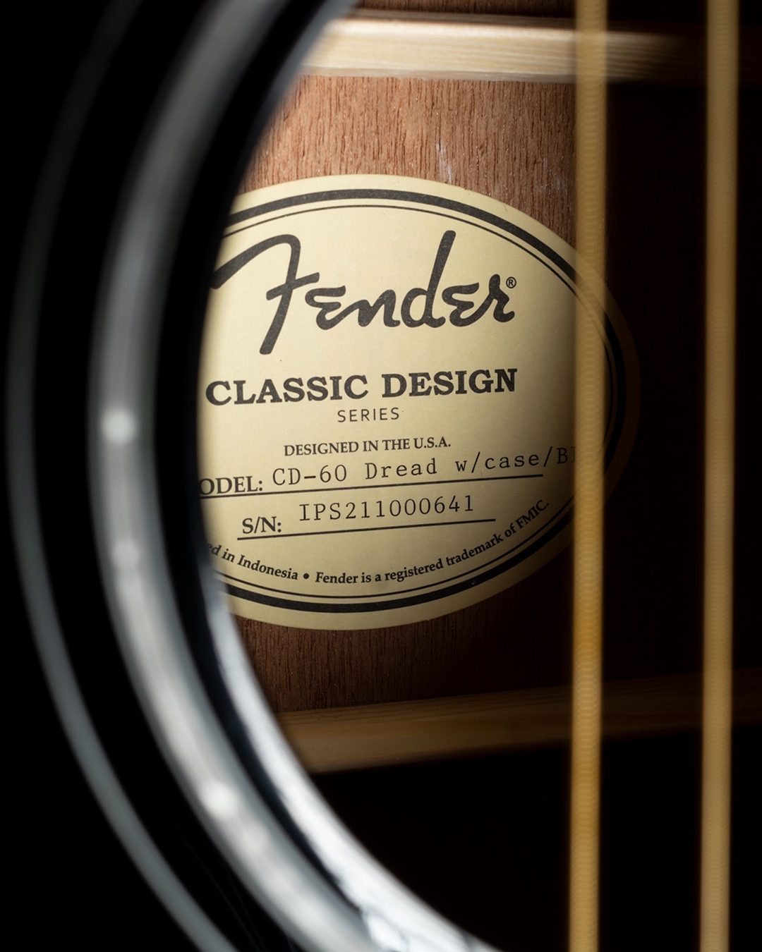 Fender CD-60 Dreadnought V3 - Black