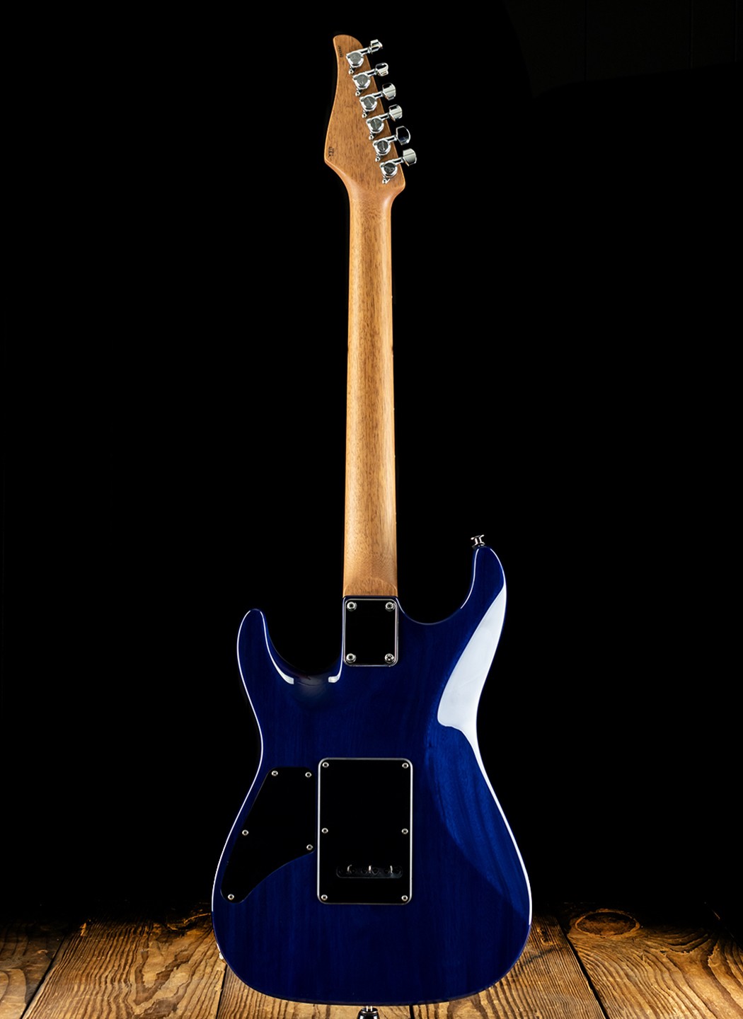 Suhr Standard Custom Quilt Maple/Genuine Mahogany - Deep Blue