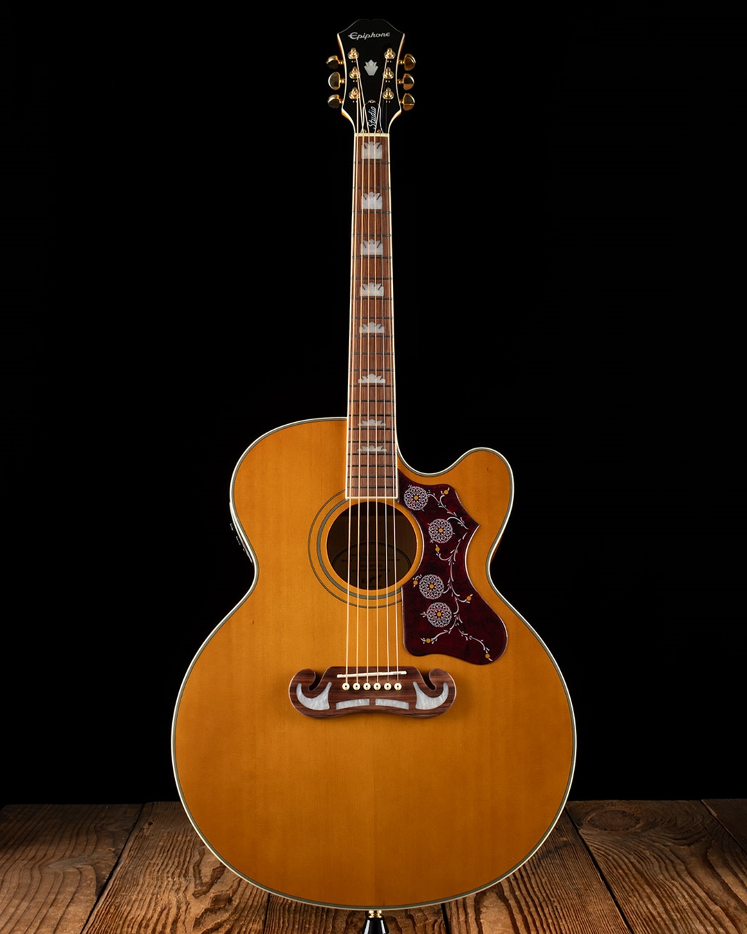Epiphone J-200 EC Studio - Vintage Natural
