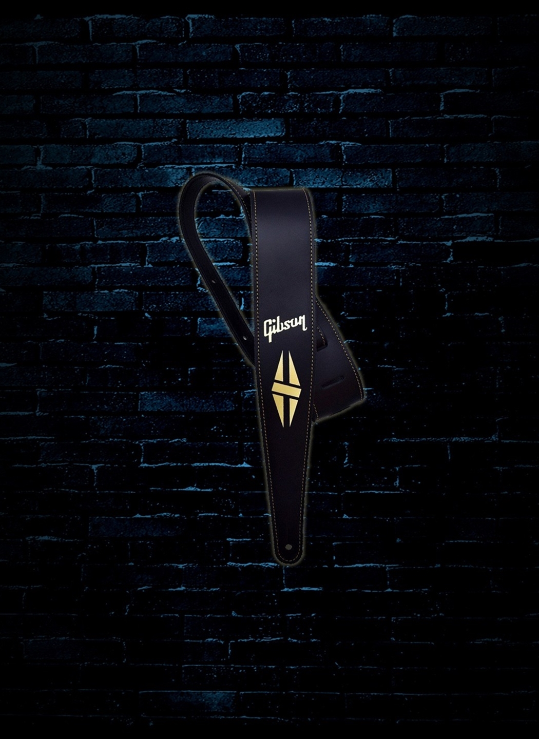 Gibson The Split Diamond 2.25 Guitar Strap Black