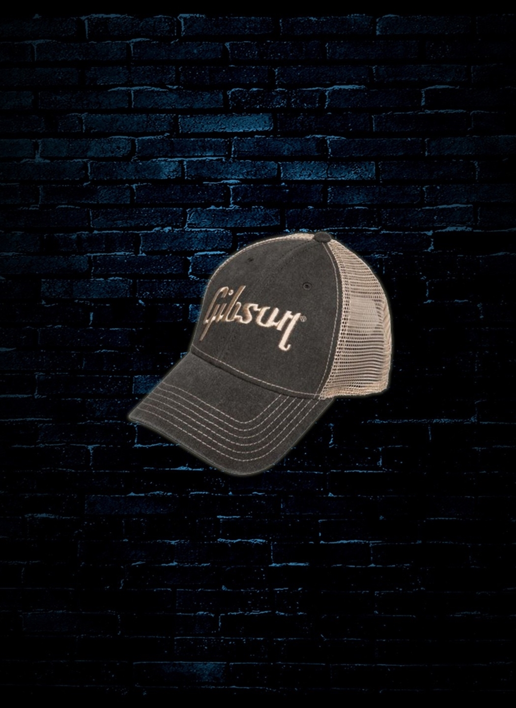 Gibson Faded Denim Hat Basecap
