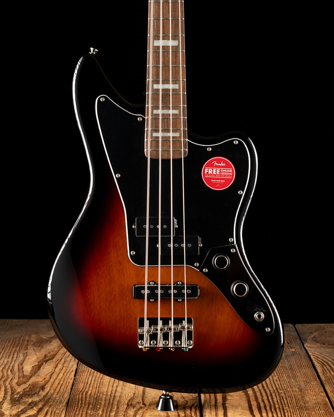 Squier jaguar bass shop sunburst
