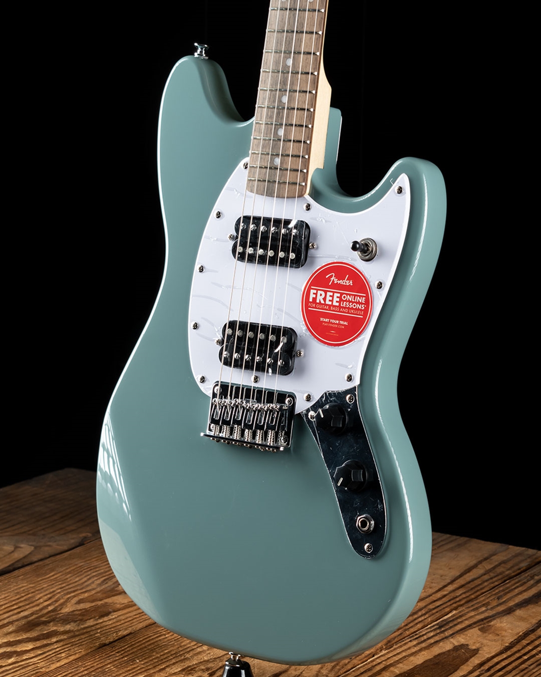 Squier Bullet Mustang HH Sonic Grey – Chicago Music Exchange