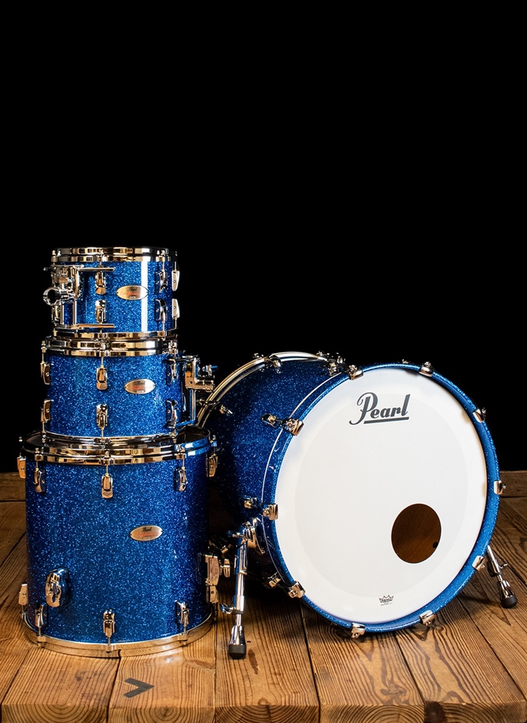 Pearl RF924XEDP C 4 Piece Reference Series Drum Set Sapphire