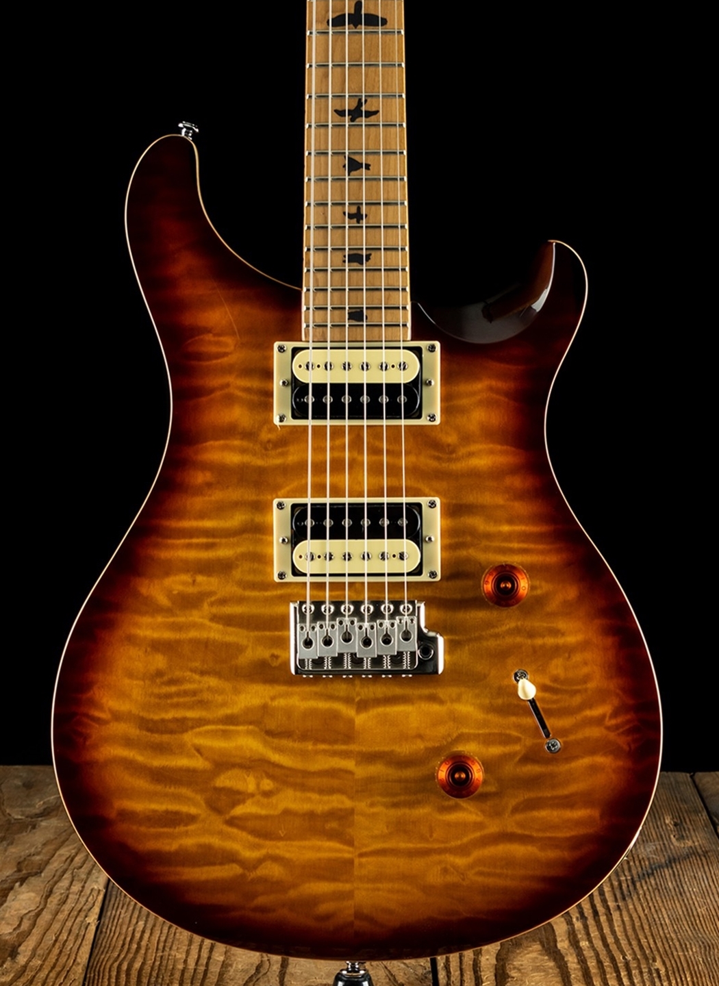 Prs Roasted Maple Limited Se Custom 24 Tobacco Sunburst Prs Roasted Maple Limited Se Custom 24 Tobacco Sunburst