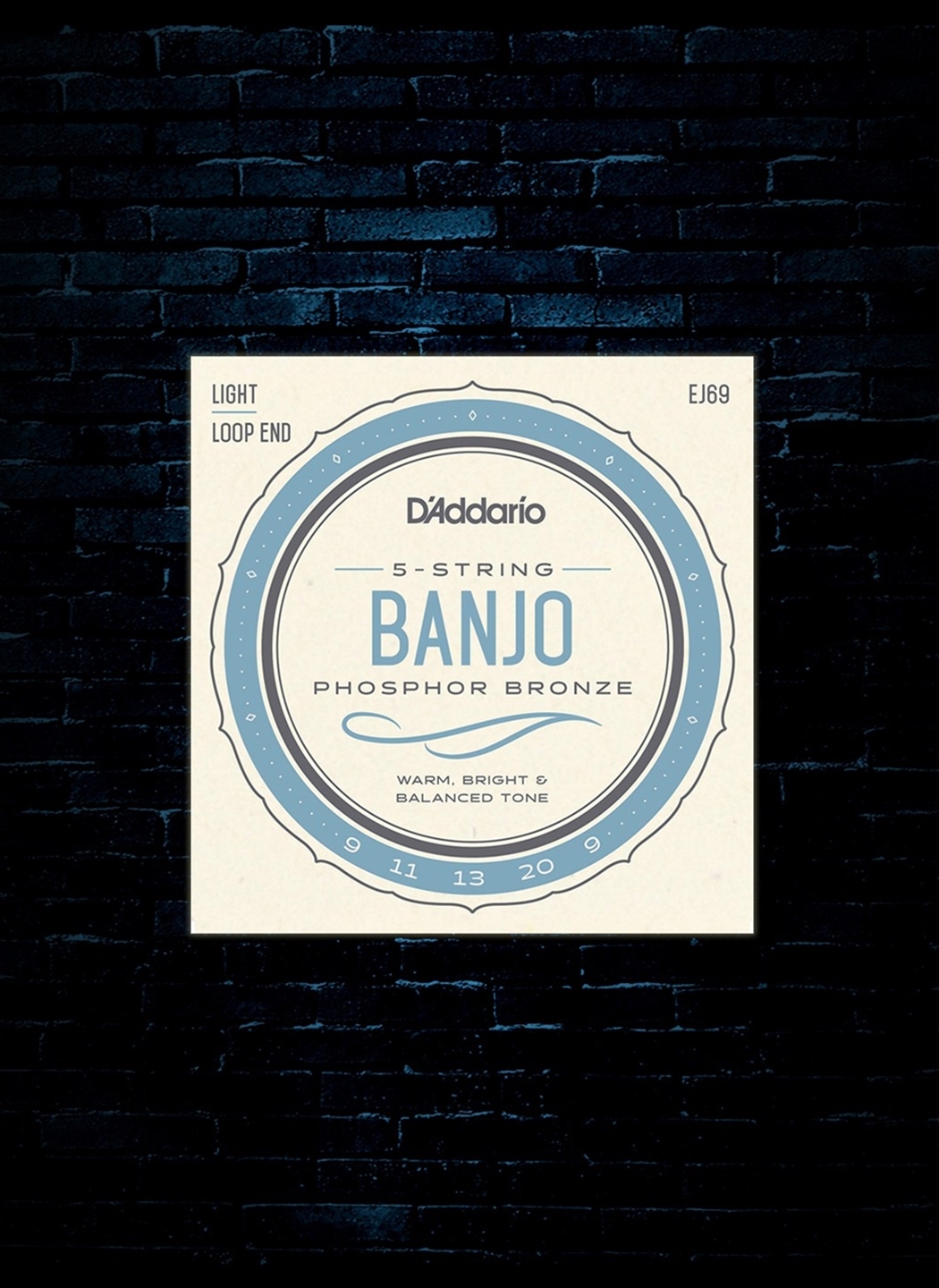 Daddario Phosphor Bronze Wound Banjo Strings