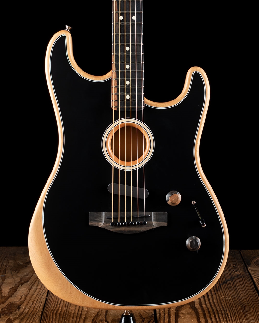 Fender American Acoustasonic Stratocaster - Black