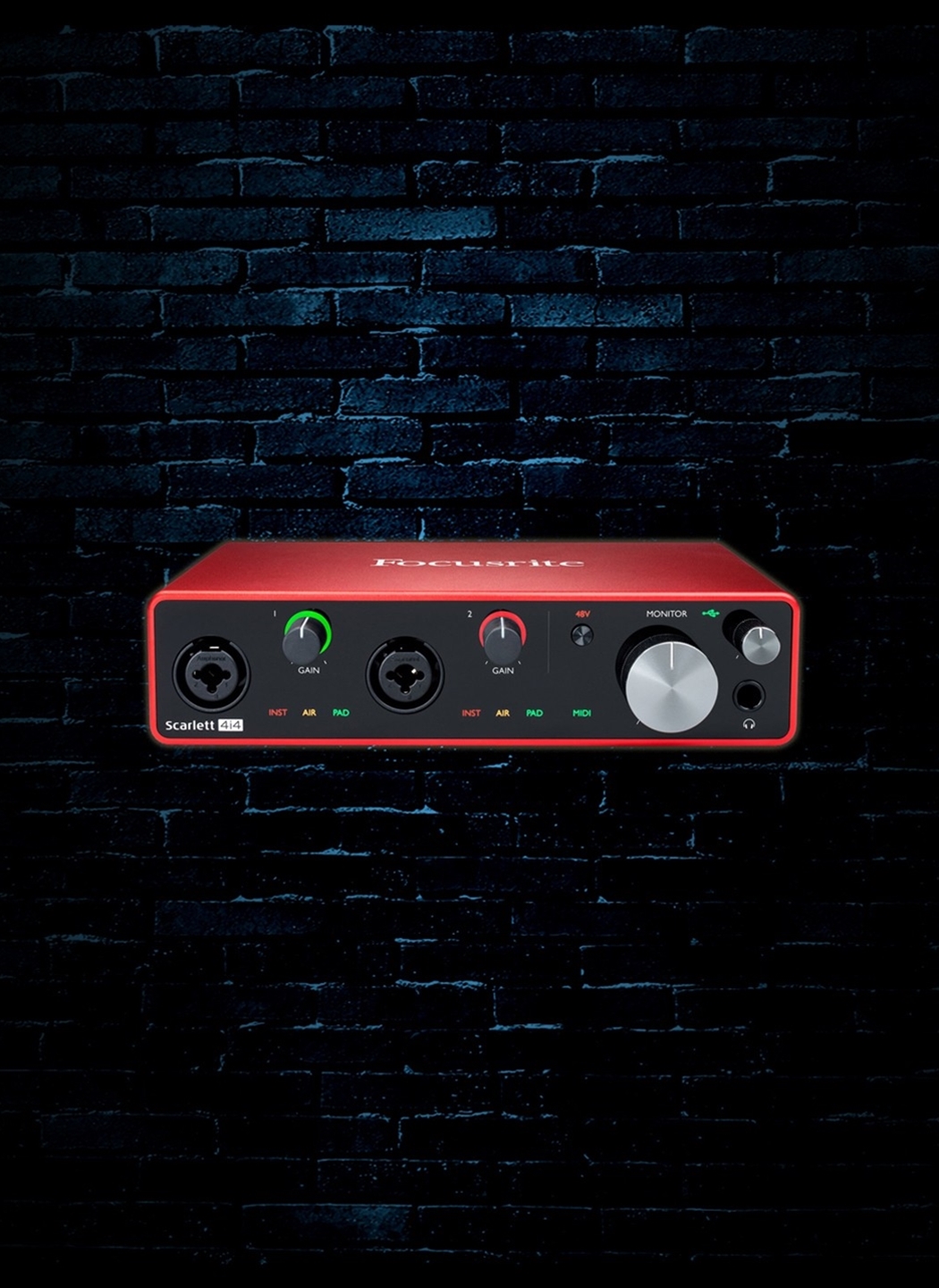 Focusrite Scarlett 4i4 - 4x4 USB Audio Interface (3rd Gen)