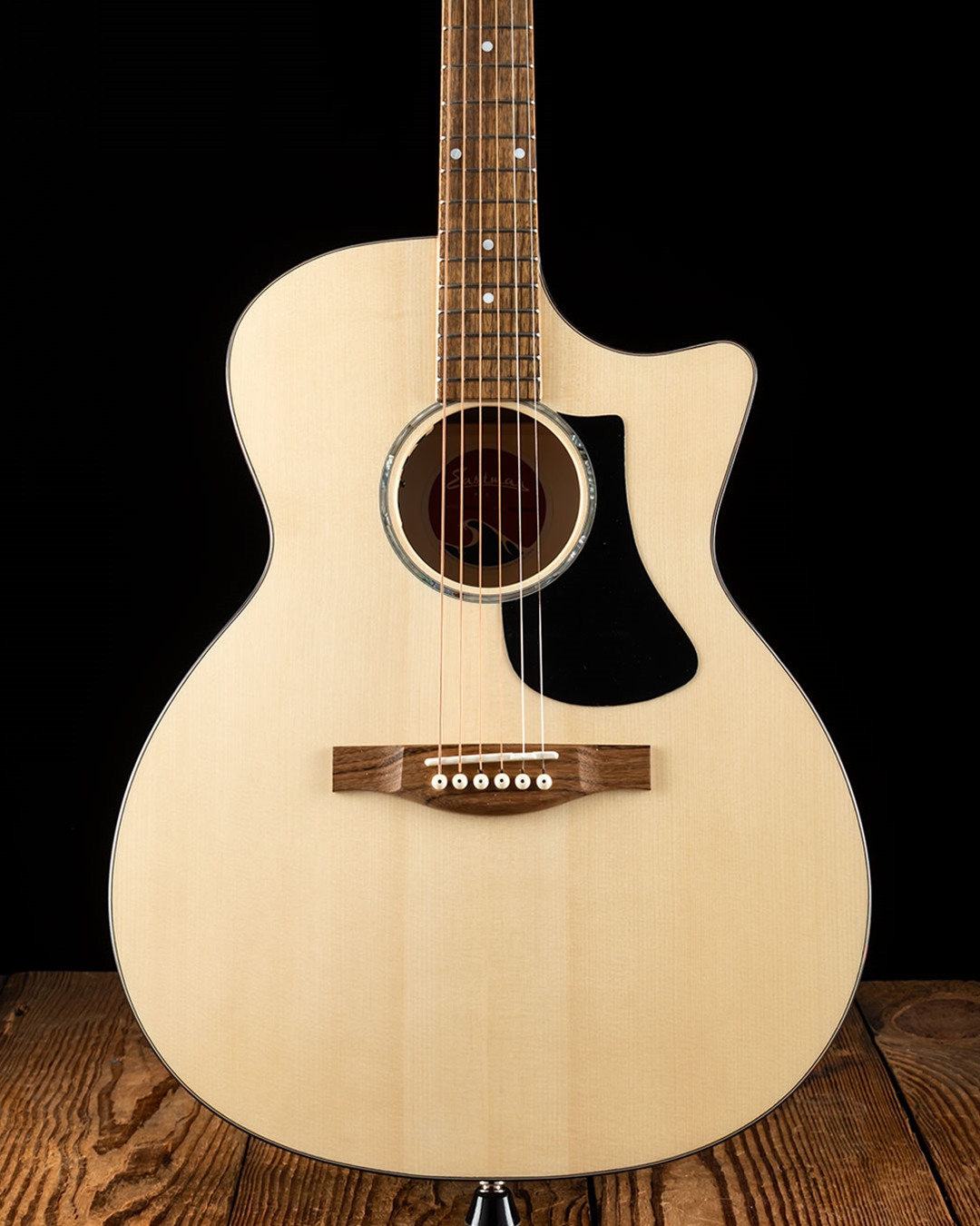ギター Eastman PCH3-GACE-TBK EASTMAN PCH3-GACE-TBK TRANSLUCENT BLACK ACOUSTIC ELECTRIC