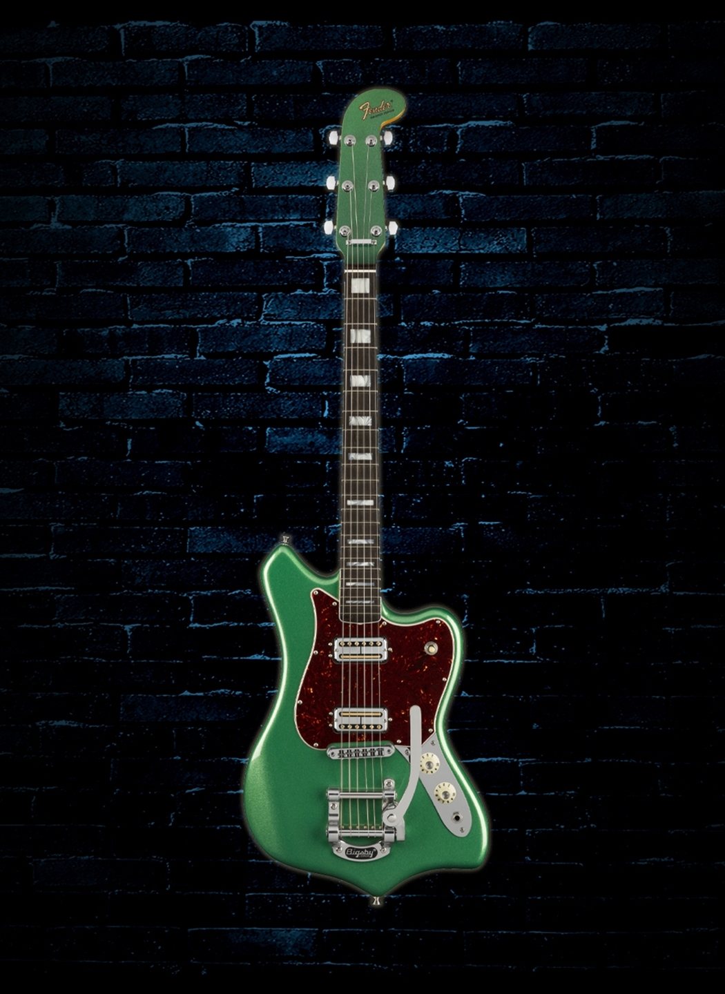 Fender Parallel Universe II Maverick Dorado - Mystic Pine Green