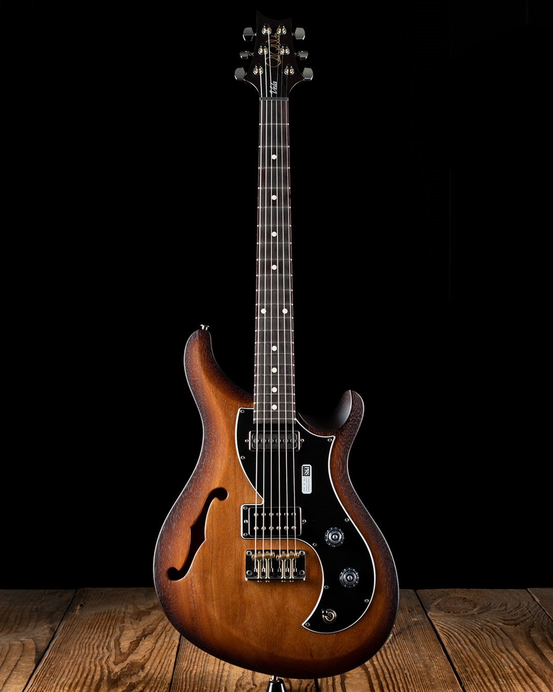 PRS S2 Vela Semi-Hollow Satin - McCarty Tobacco Sunburst