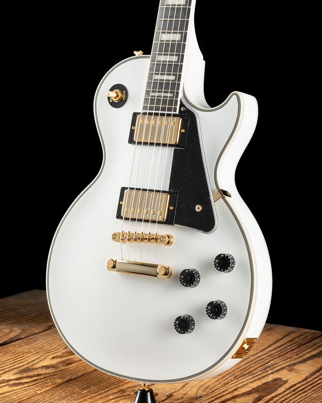 Epiphone Les Paul Custom White 2000s 韓国製 Epiphone Les Paul Custom Korea 2000 white | Reverb