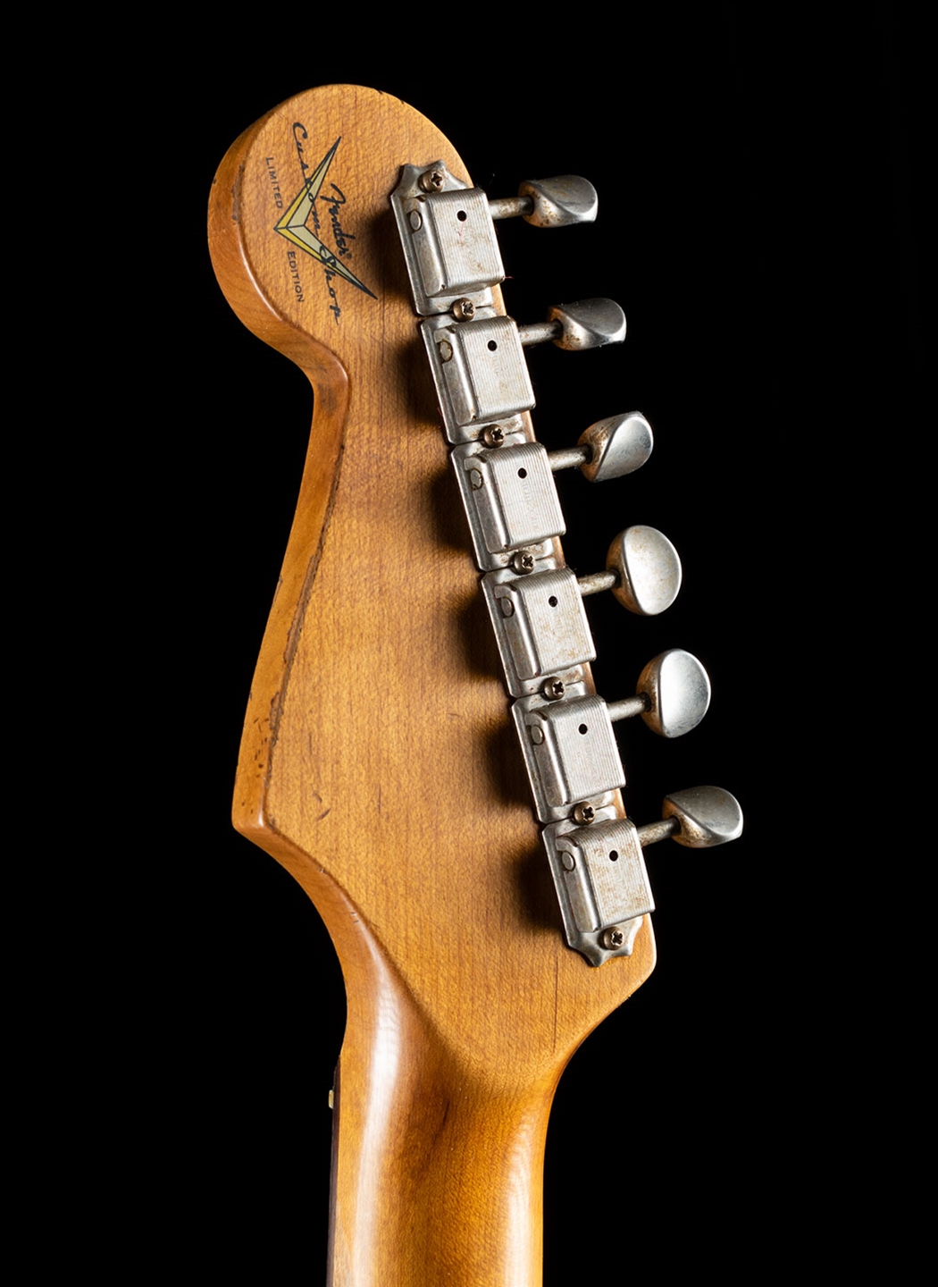 Fender Limited Edition Dual-Mag II Relic Strat - Black Over
