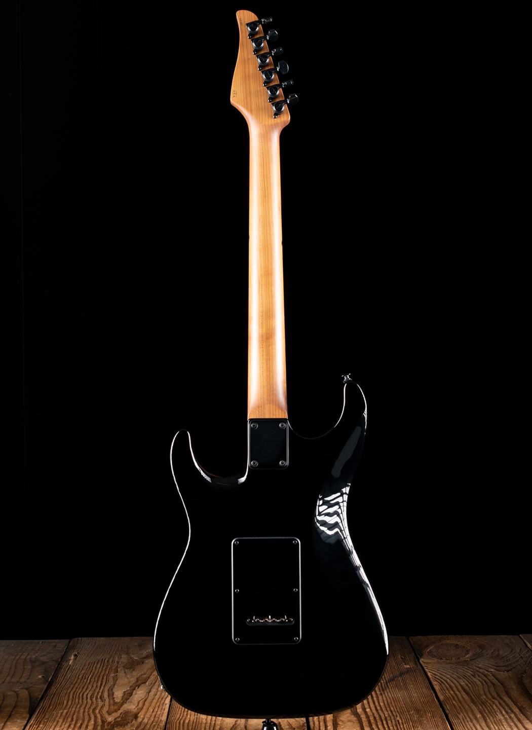 Suhr Standard Custom Black Limba/Roasted Swamp Ash - Brown Burst
