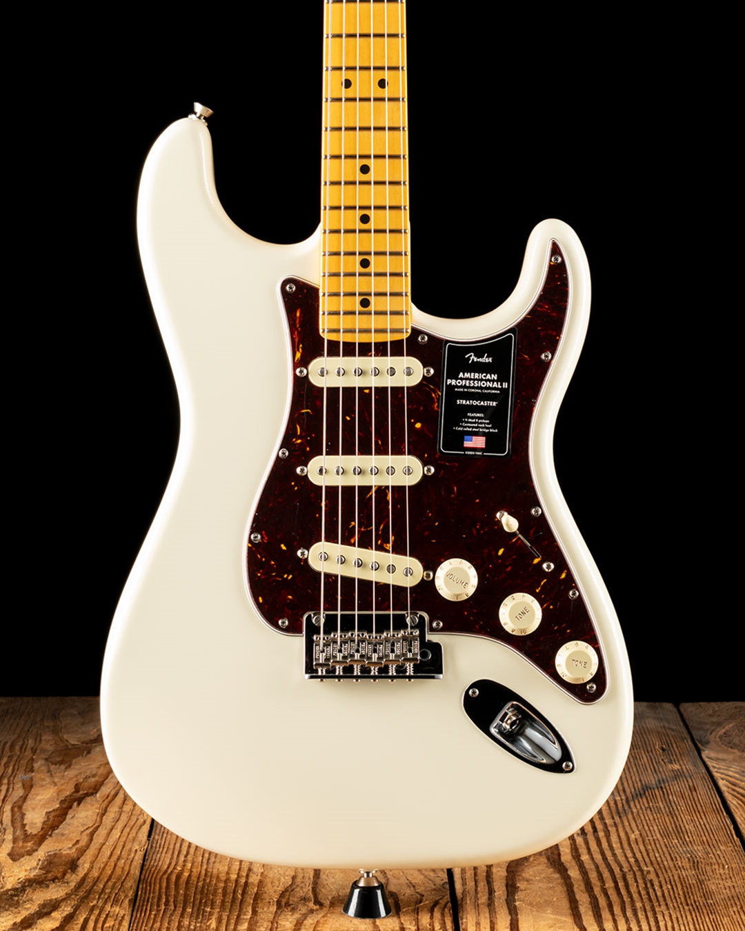 Fender american professional ii sales stratocaster olympic white