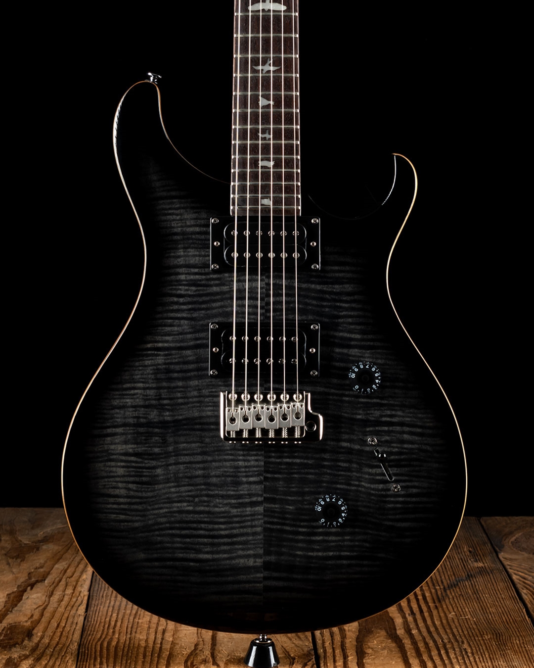 PRS SE Custom 24 Electric Guitar - Charcoal Cherry Burst