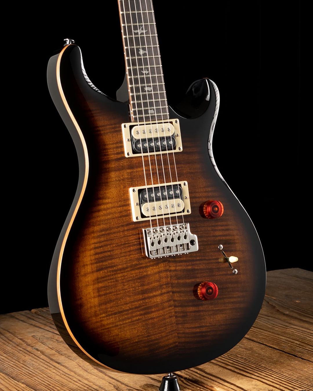 PRS SE Custom 24 - Black Gold Sunburst