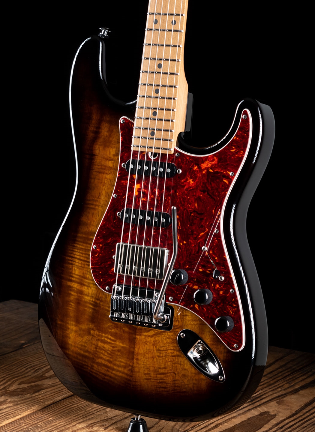 ギター Suhr Standard Custom Flamed Koa Top Suhr Classic S Custom Figured Koa/Roasted Alder - 2 Tone Tobacco Burst