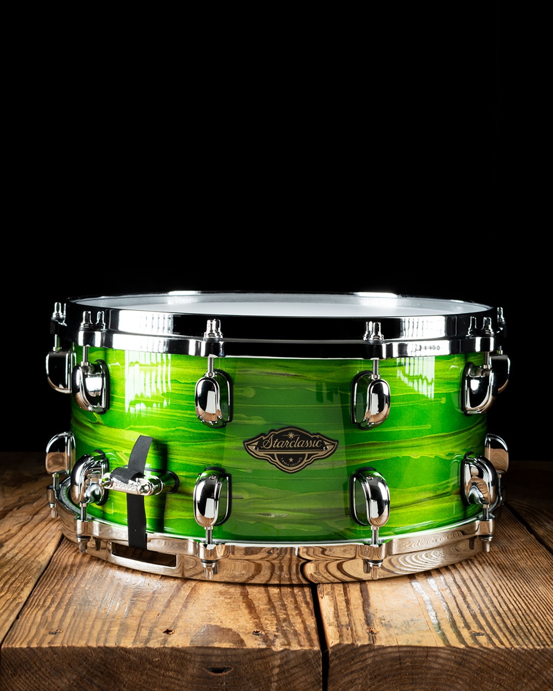 Tama 6.5 x14 Starclassic Walnut Birch Snare Drum Shamrock Oyster