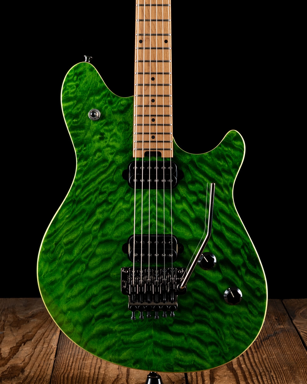 EVH Wolfgang WG Standard QM Transparent Green