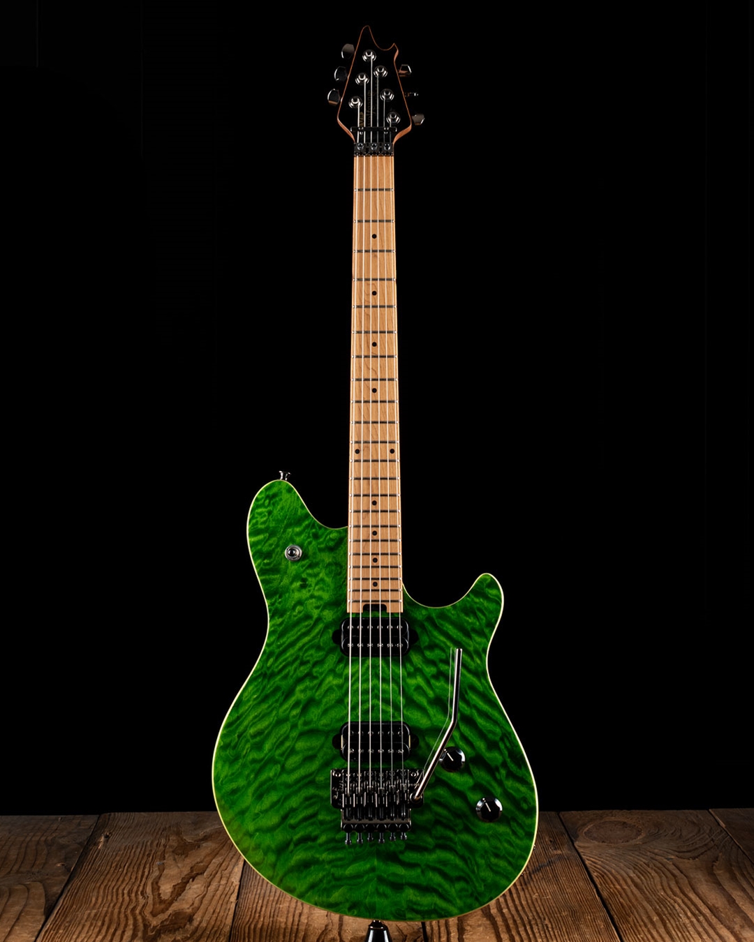EVH Wolfgang WG Standard QM - Transparent Green