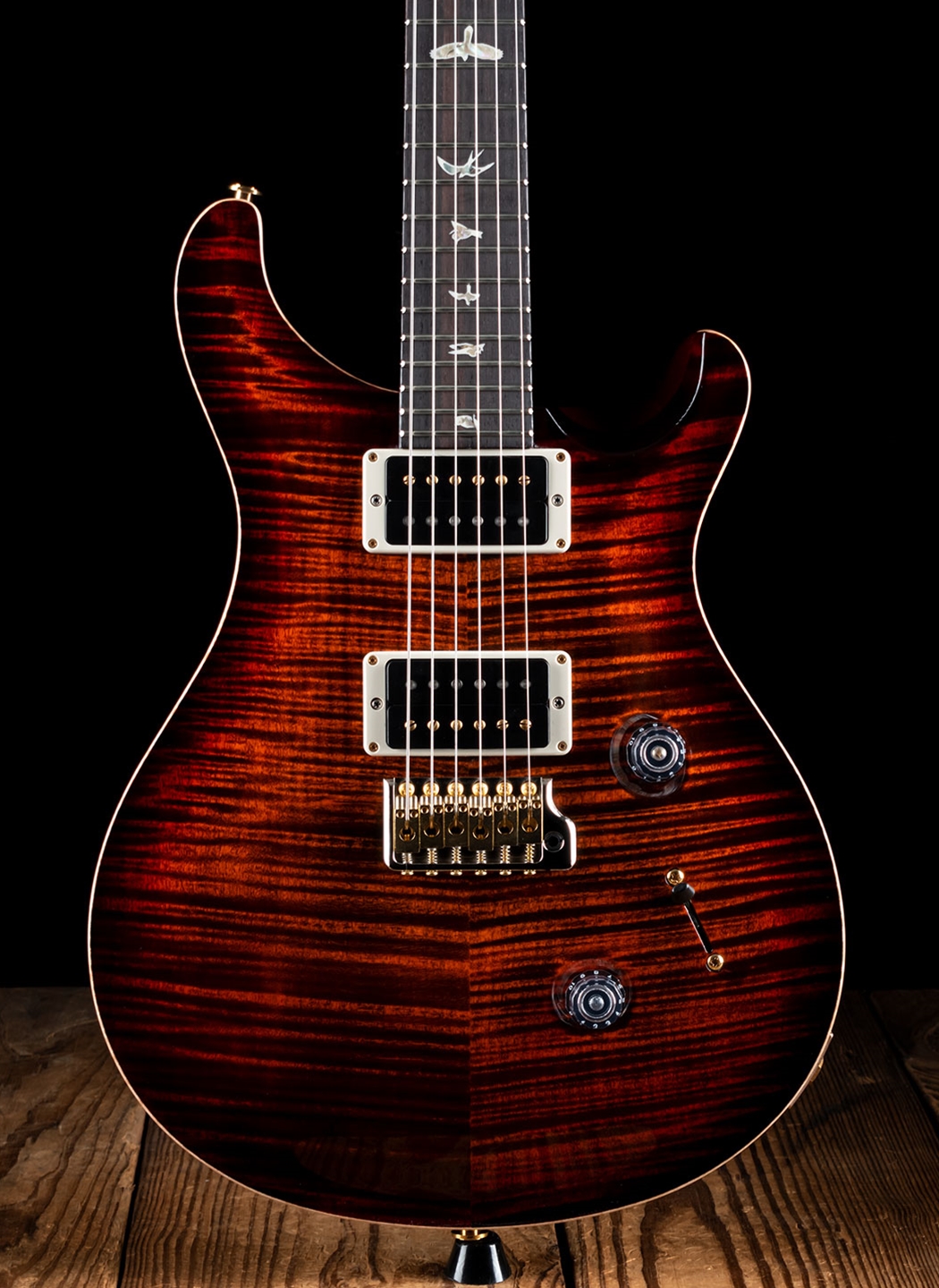 信頼への信頼 - 24 Custom PRS Amber Burst Smoke ギター