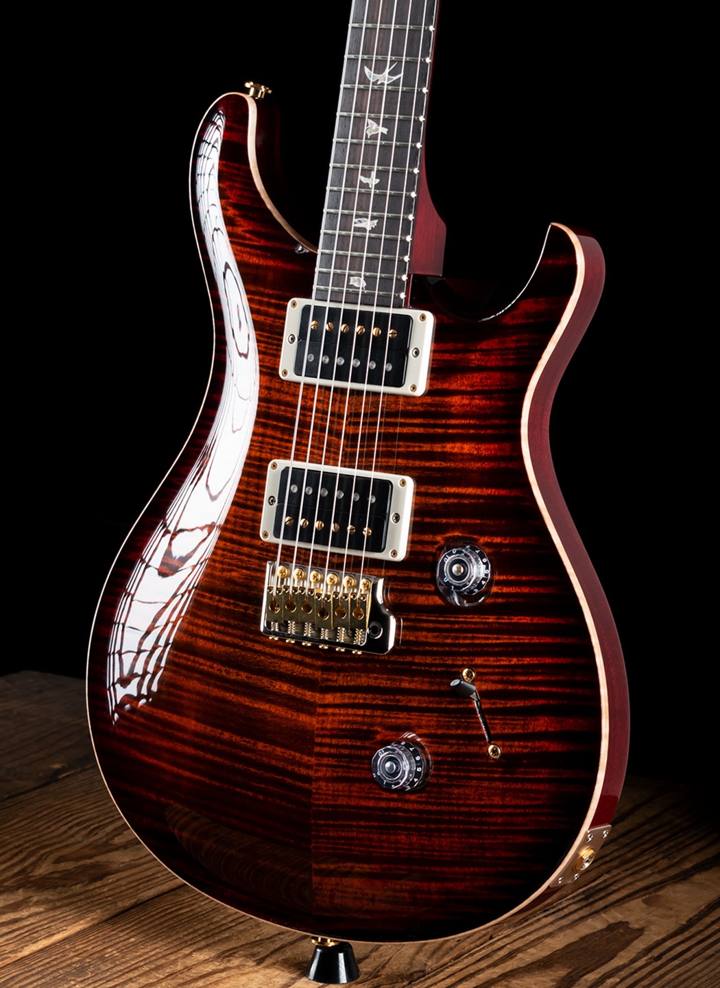 PRS Custom 24 - Amber Smoke Burst