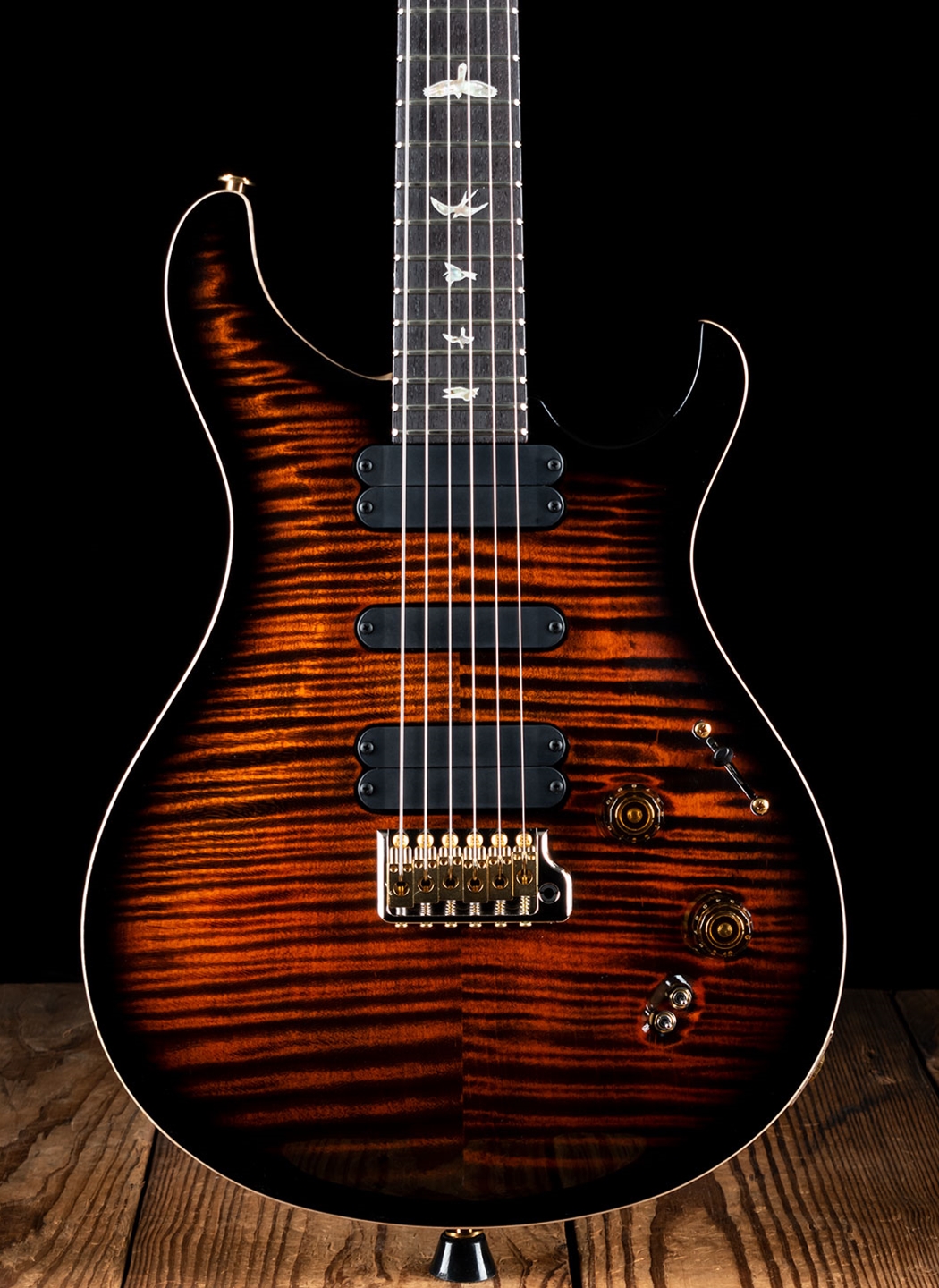 ギター the ART of PRS PRS 509 (10 Top) - Orange Tiger Black Burst