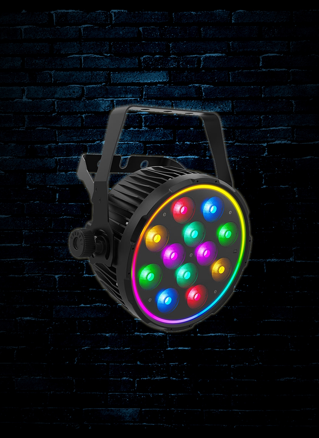 Chauvet DJ SlimPAR Pro Pix - RGBAW+UV LED Wash Light with FX Ring, D-Fi