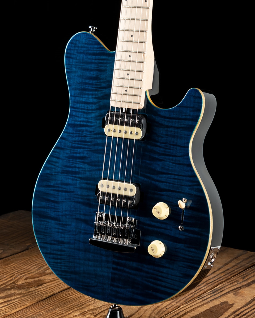 Sterling Axis Flame Maple - Neptune Blue