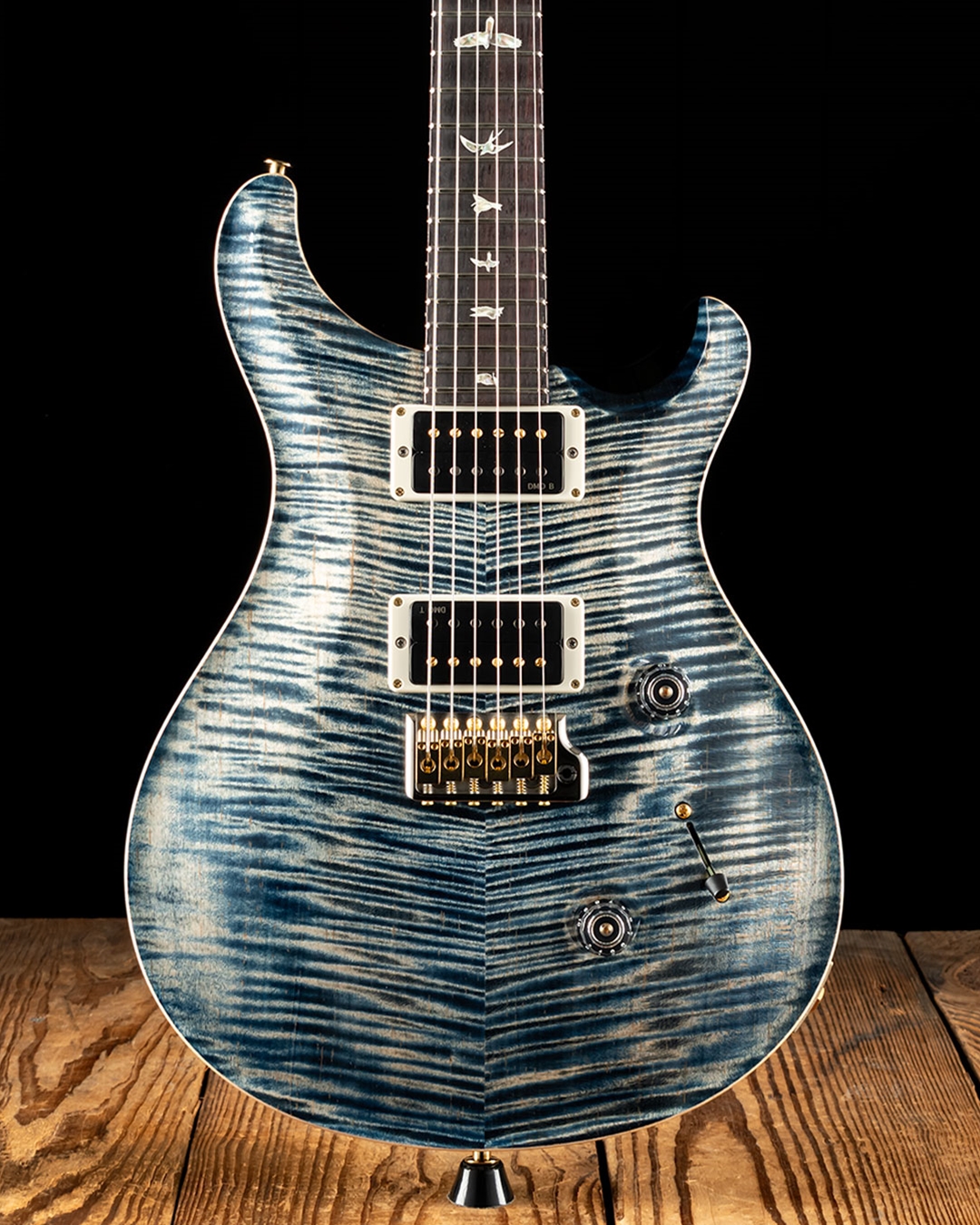 こめ　PRS custom24 2017 Faded Whale Blue PRS Custom 24 (10 Top) - Faded Whale Blue