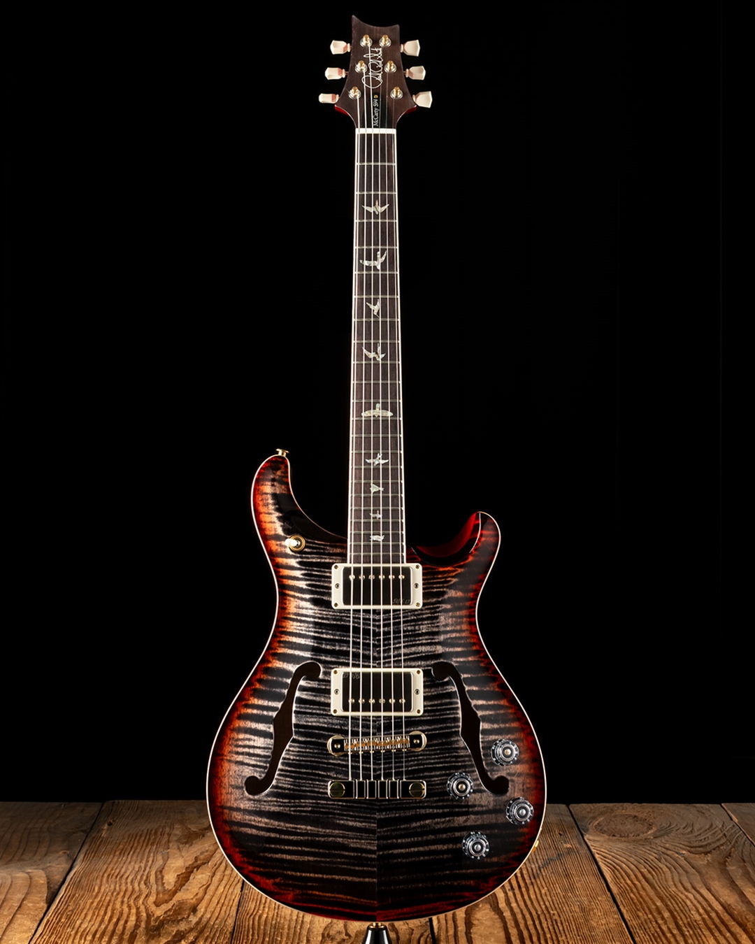PRS McCarty 594 Hollowbody II - Charcoal Cherry Burst