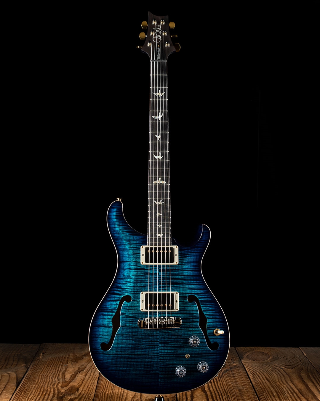 PRS Hollowbody II Piezo 10-top Charcoal w/case – Tone Shop