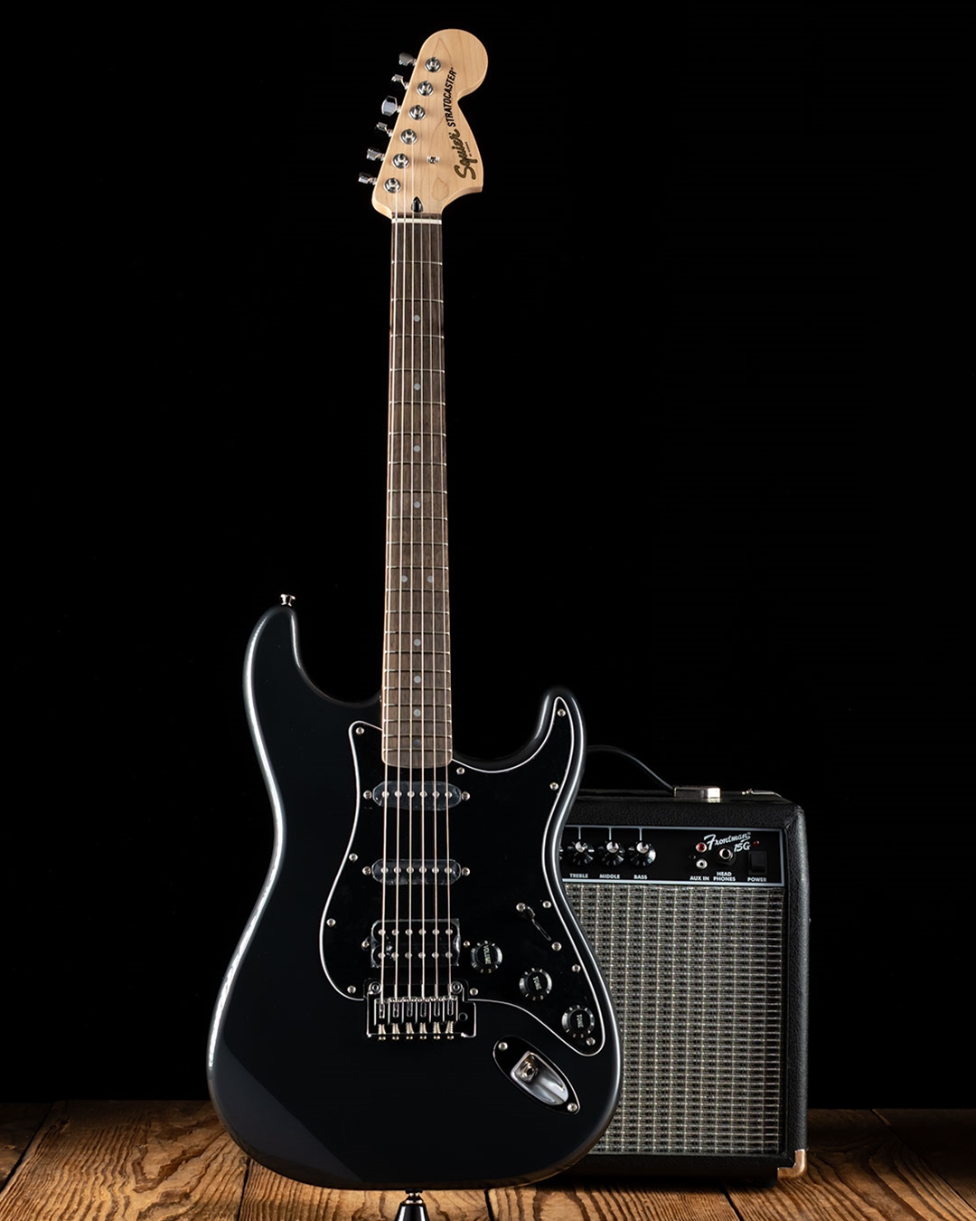 Squier Affinity Series Strat HSS Starter Pack - Charcoal Frost