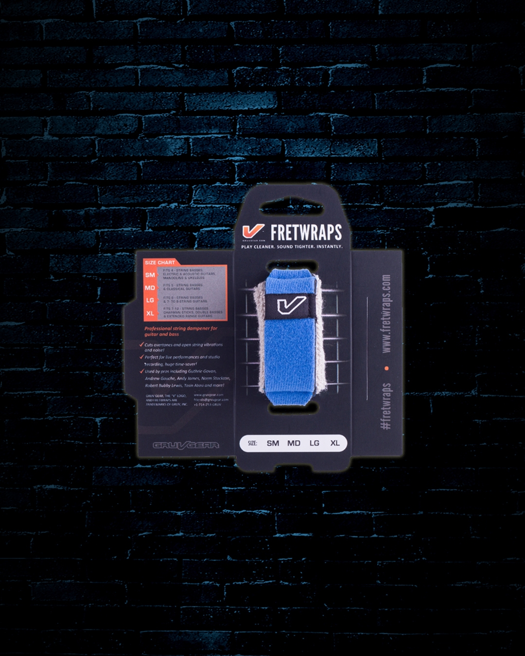 Gruv Gear FretWraps String Muters Blue Medium