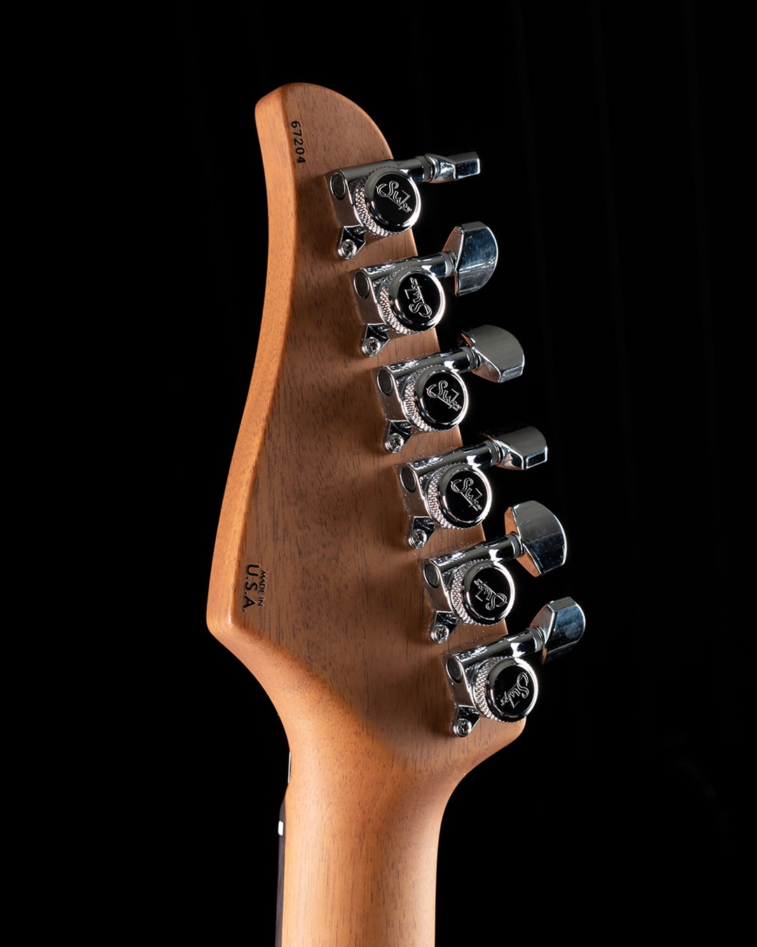 Suhr Standard Custom Quilt Maple/Genuine Mahogany - Trans Green