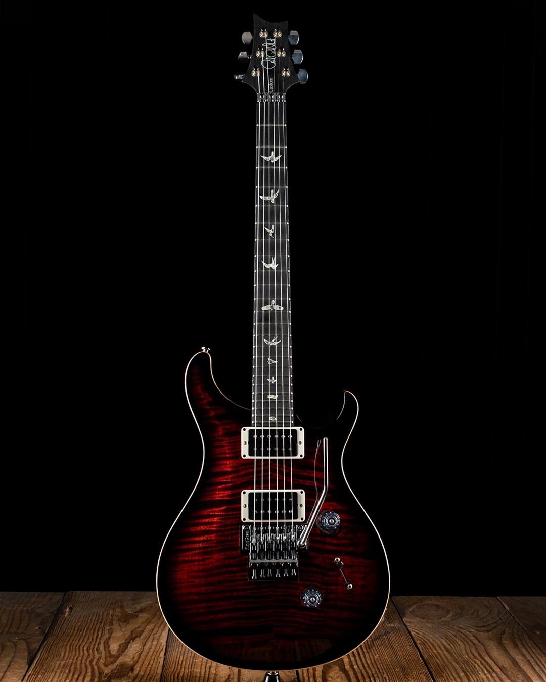 PRS Custom 24 Floyd Red Tiger Smokeburst