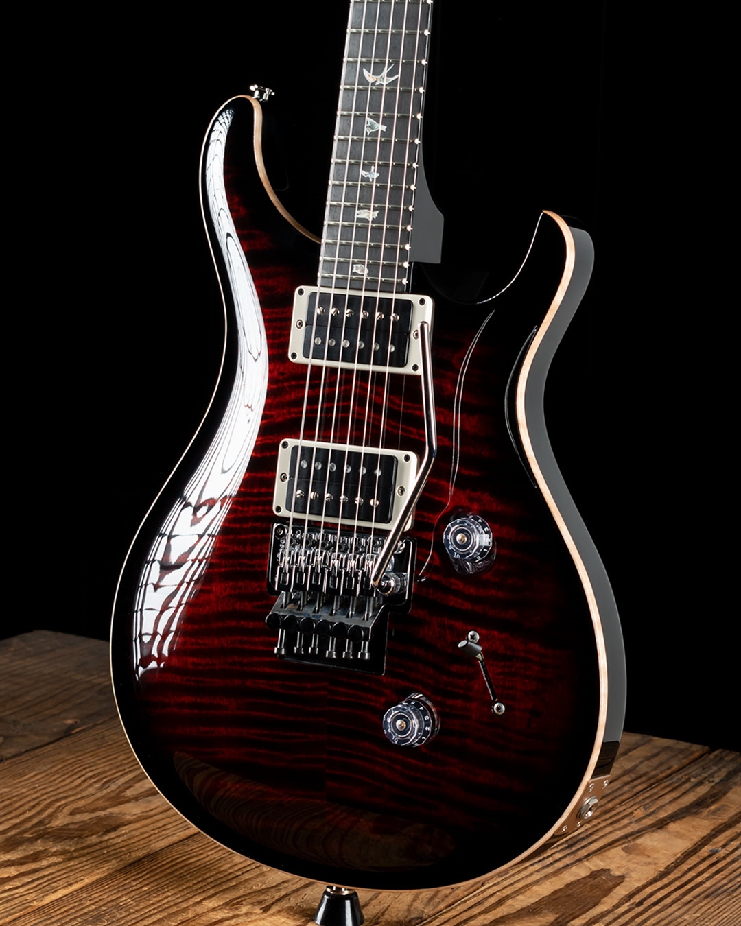 PRS Custom 24 Floyd - Red Tiger Smokeburst