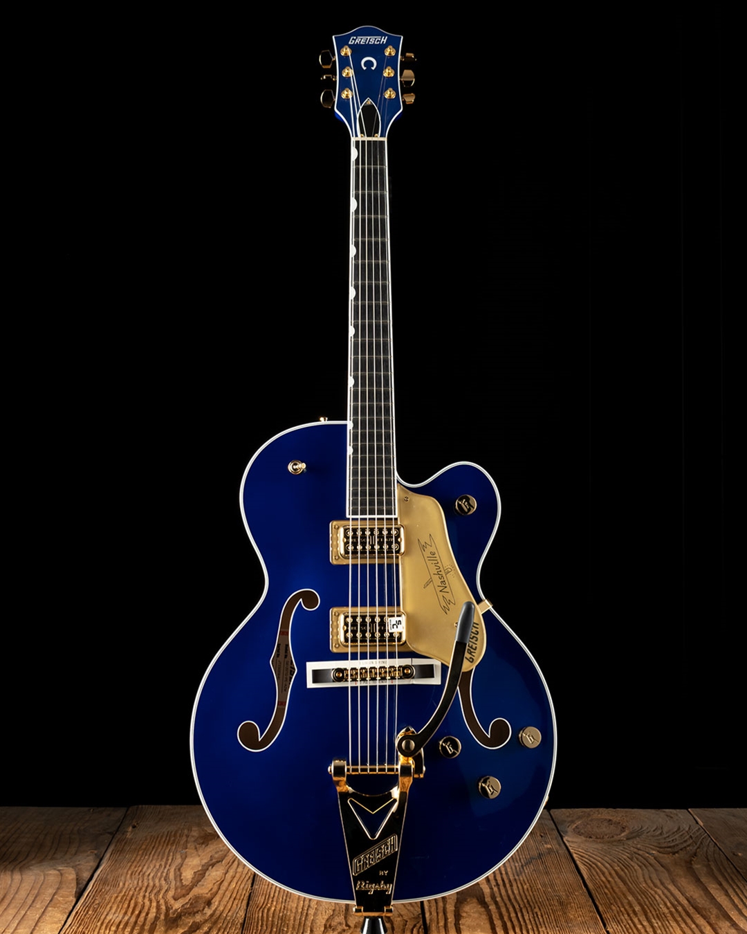 Gretsch G6120TG Players Edition Nashville Hollowbody - Azure Metallic