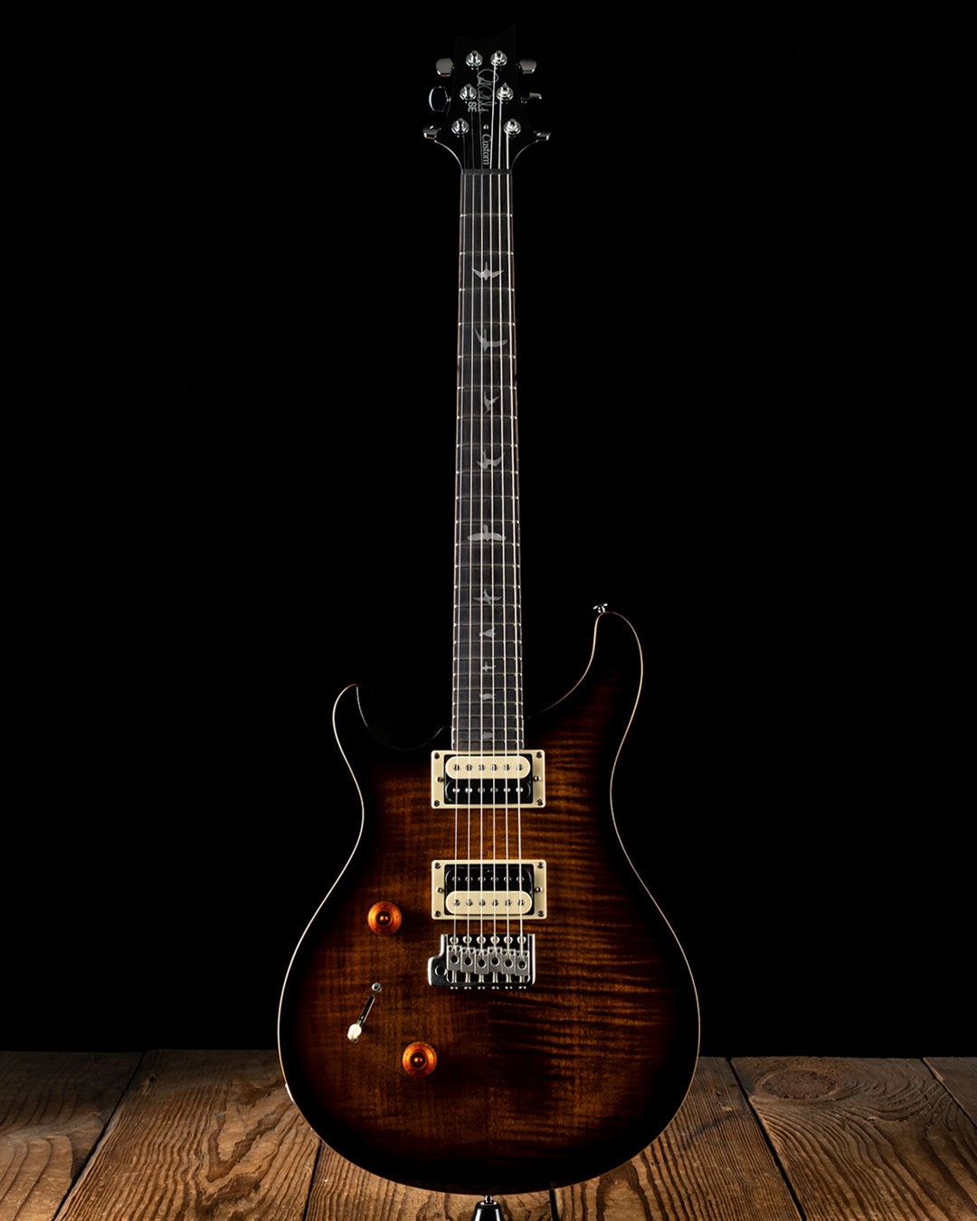 PRS SE Custom 24 Left Handed - Black Gold